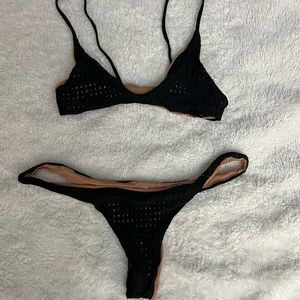 Acacia mesh bathing suit